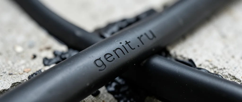 5 ошибок при монтаже гернитового шнура — a badly installed black rubber cord with three-sided mastic contact and failure signs